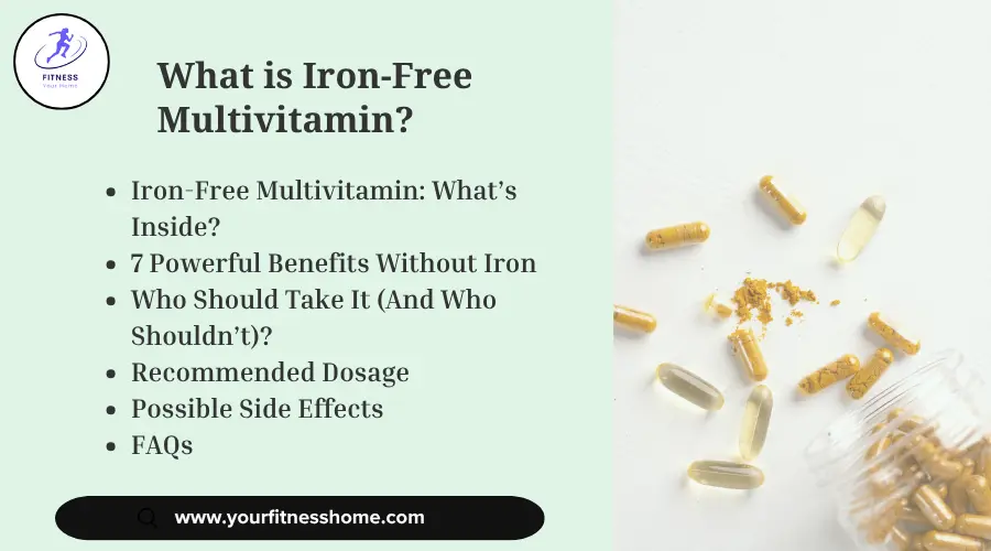 Multivitamin Iron Free Benefits and Usage
