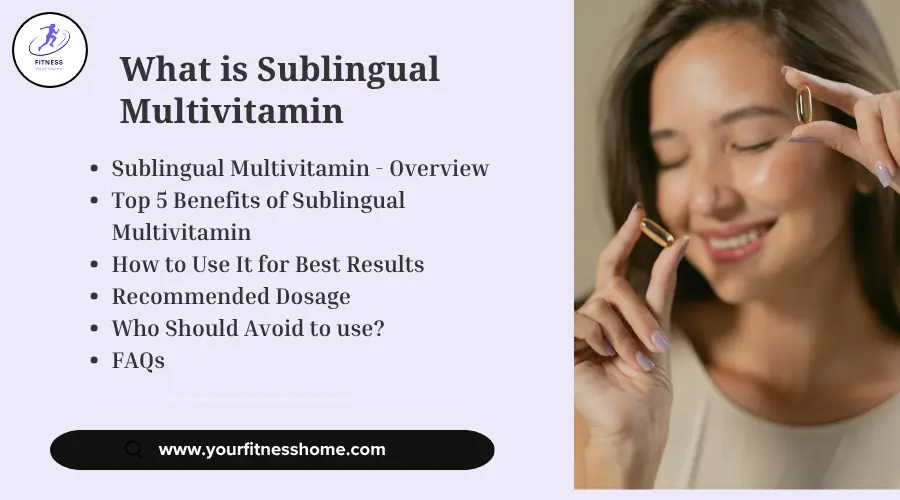 Sublingual Multivitamin Benefits and Usage