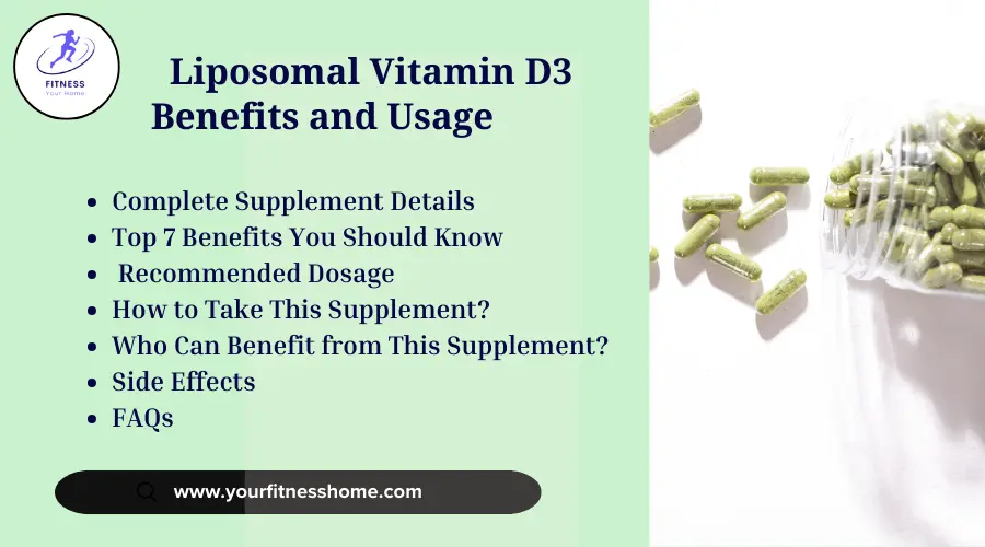 Liposomal Vitamin D3 Benefits and Usage